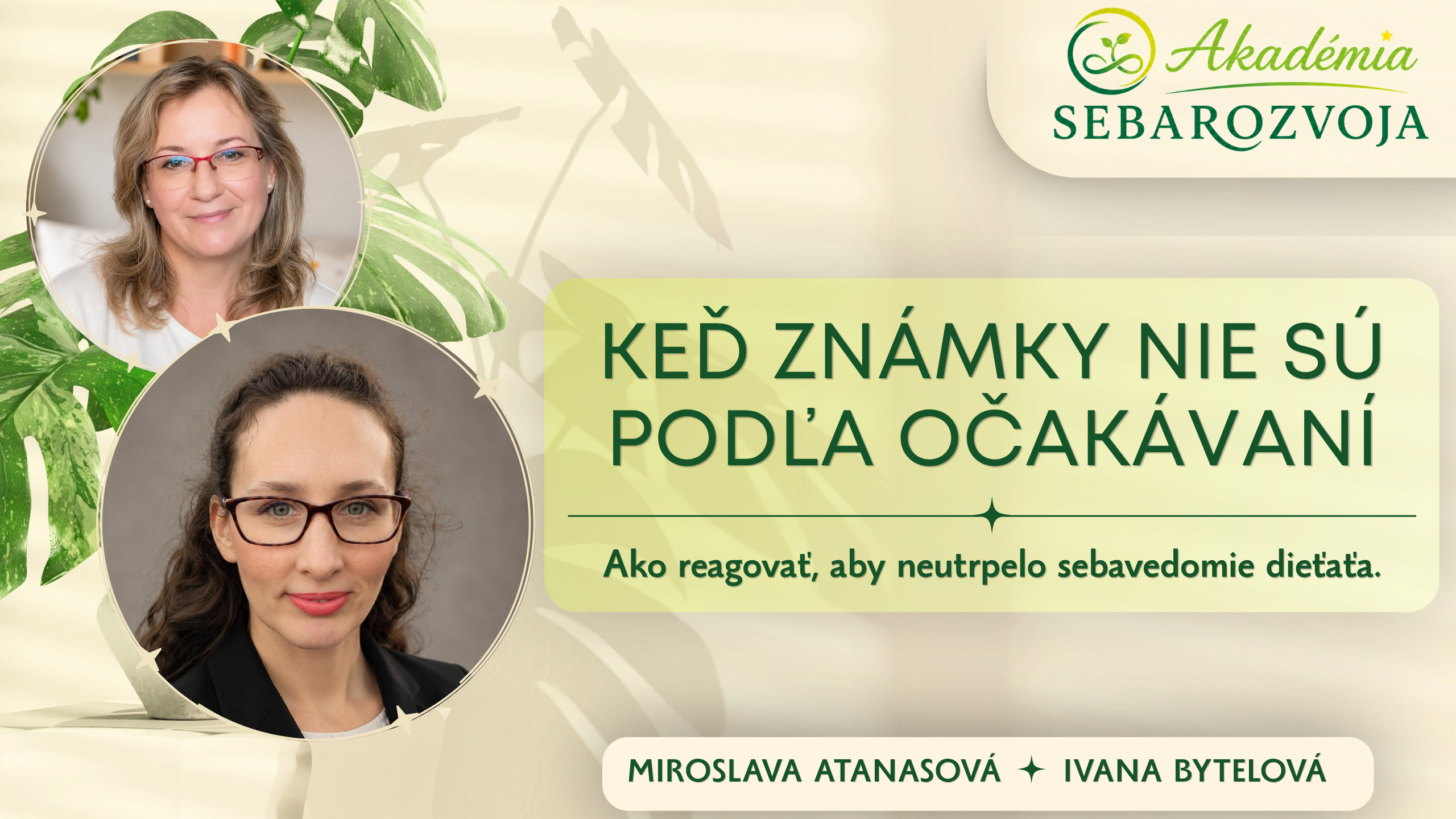 Keď známky nie sú podľa očakávaní – videorozhovor s Ivanou Bytelovou